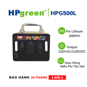 Bộ lưu điện gia đình HPgreen HPG500L Pin Lithium công suất 300Wh